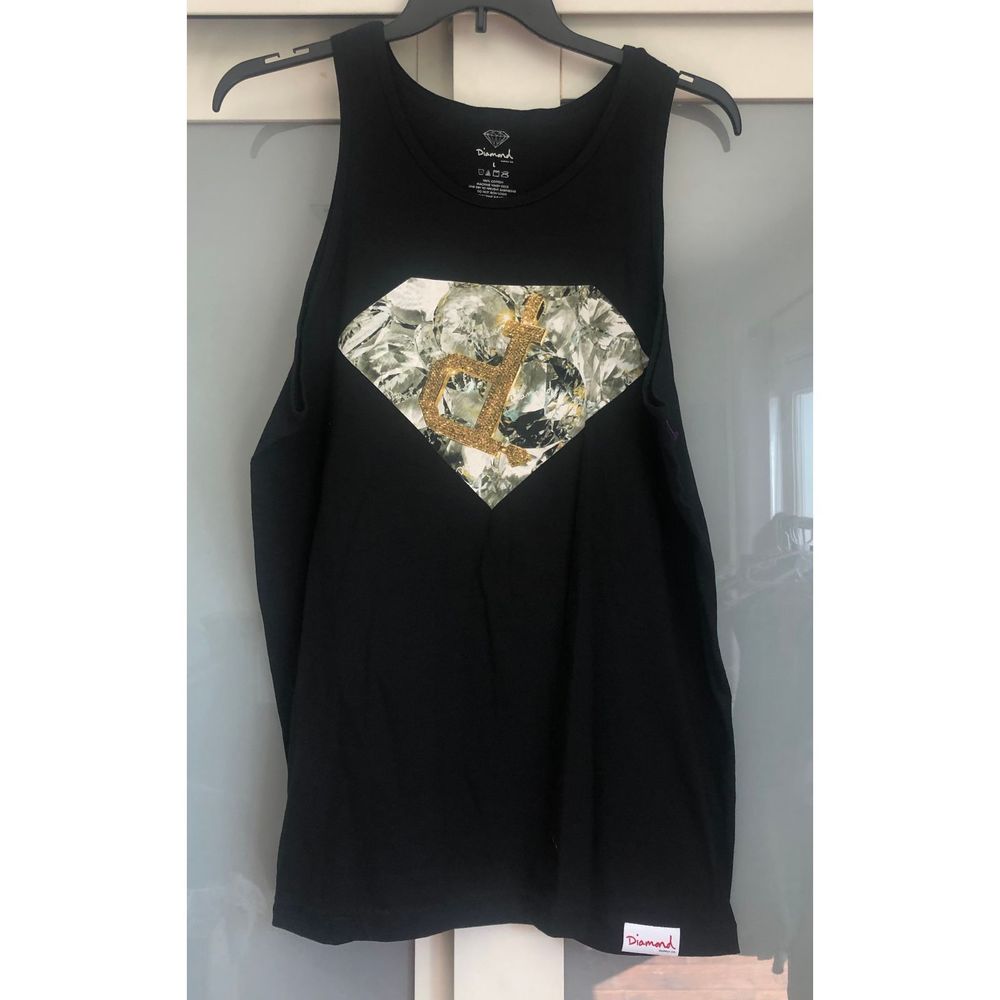 Diamond Supply Co.NWOT Black "d" Logo Tank Top- L